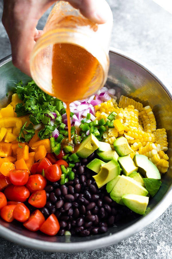 Receta De Ensalada De Frijoles Negros Y Ma Z Cocina Facil