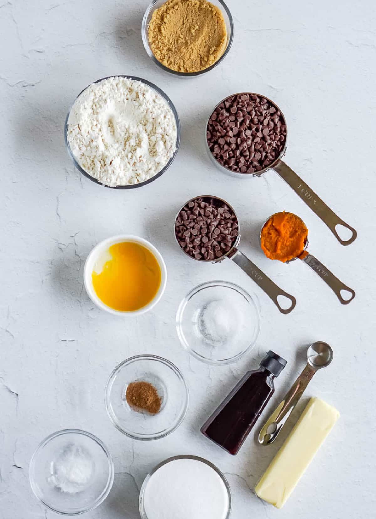 Todos los ingredientes necesarios para esta receta.