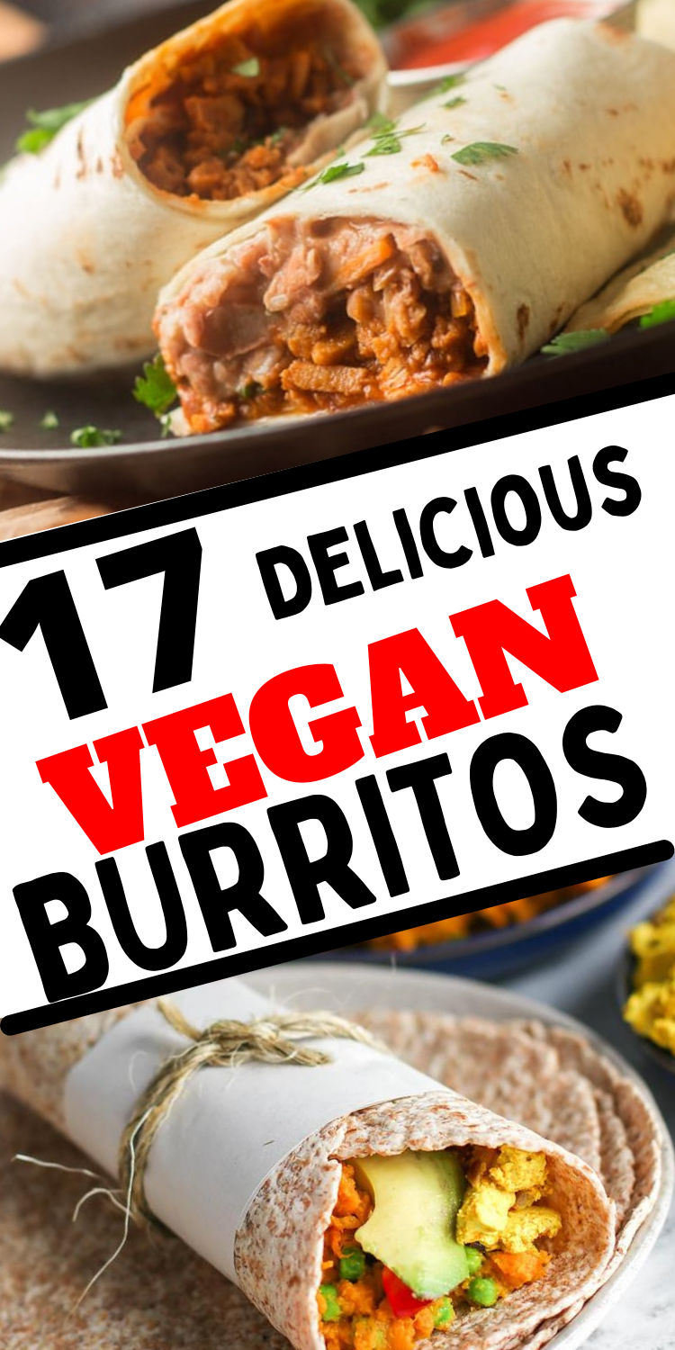 17 Deliciosas Recetas De Burritos Veganos Que Te Encantarán Cocina Facil 8935