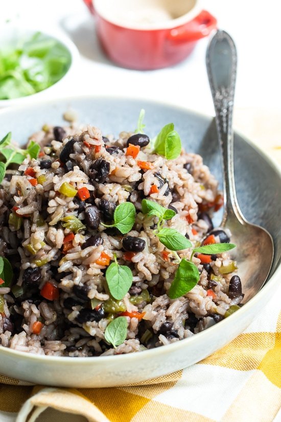 Arroz Congri Arroz Cubano Y Frijoles Negros Cocina Facil