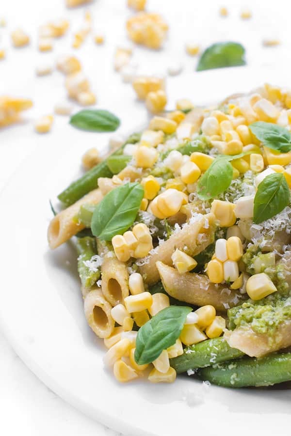 Ensalada De Pasta Al Pesto Con Judías Verdes Y Maíz Cocina Facil 8620