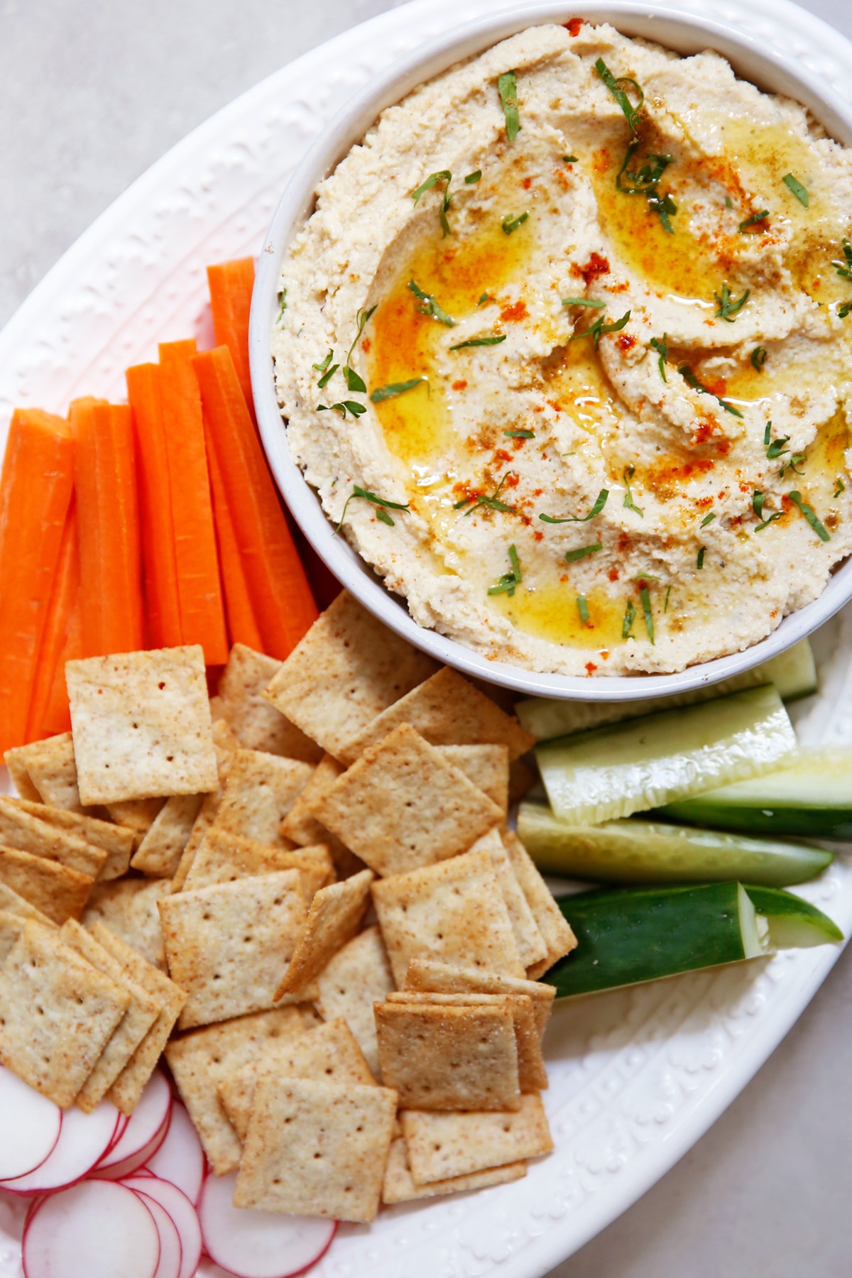 Hummus de coliflor fácil