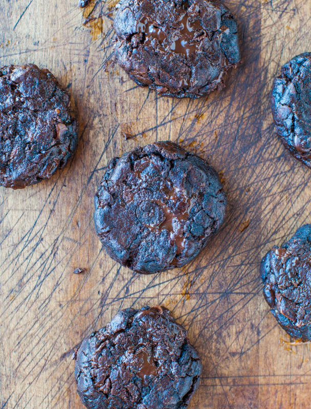 Galletas Brownie De Fudgy De Chocolate Quintuple averiecooks.com