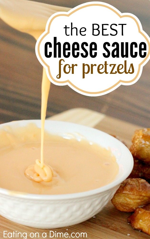 salsa de queso para pretzels