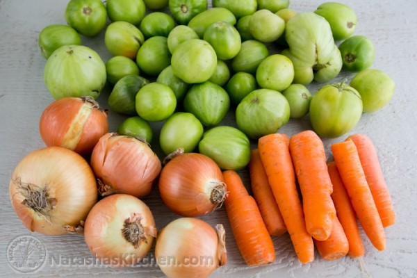 Ensalada De Tomate Verde