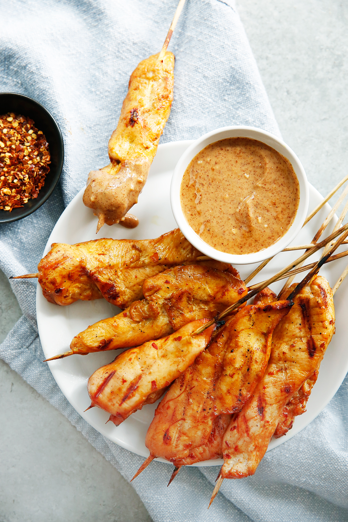 Receta de brochetas de pollo a la pimienta negra