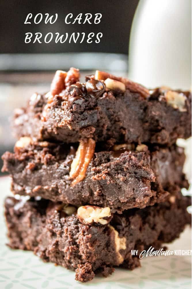 Brownies bajos en carbohidratos (THM-S, sin gluten, sin azúcar) #trimhealthymama #thm #thms #lowcarb #keto #brownies #sugarfree #dairyfree #glutenfree #mymontanakitchen